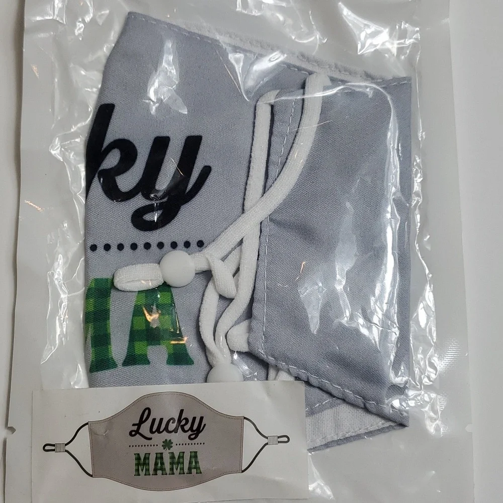 Set of 3 cloth St. Patricks Day masks